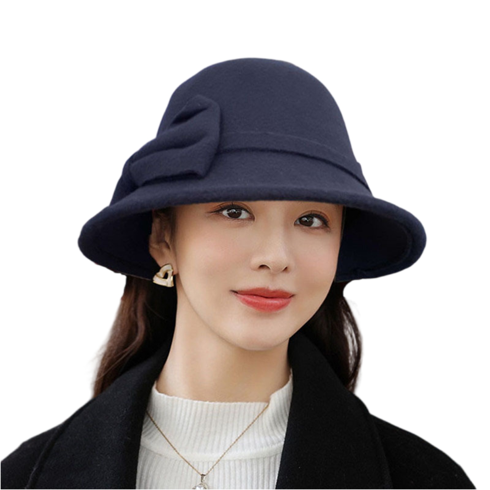 Fedora Hat Wool - Wool Hat Trendy Bucket Hat Versatile