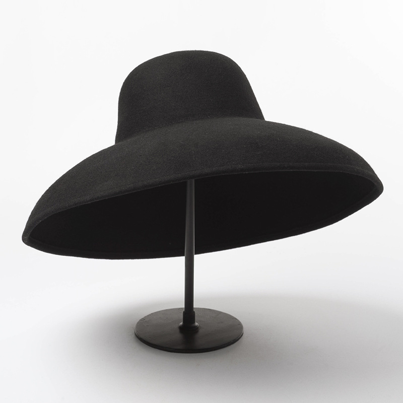 Classical Big Wide Brim Wool F - Fedora Hat Wool avaliação e preço