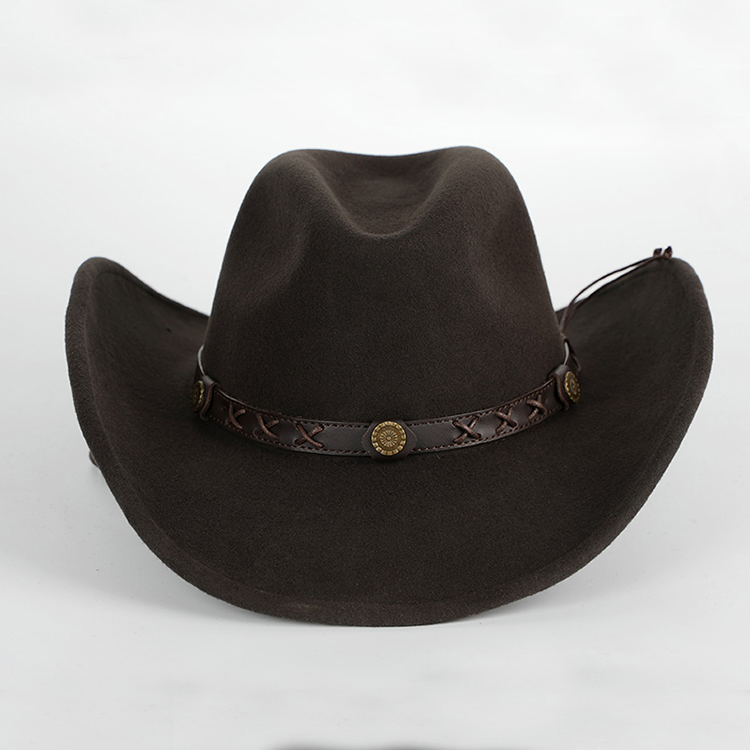 X4007  100% Wool Cowboy Hat Wa - Fedora Hat Wool avaliação e preço