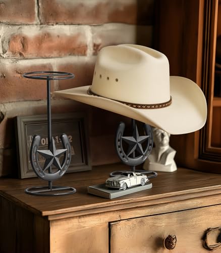 Western Horseshoe Star Hat Sta - Cowboy Hat Straw avaliação e preço