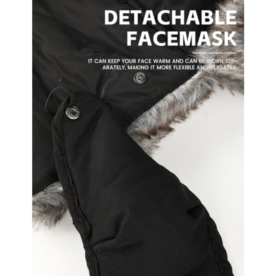 Buauty Fur Trapper Hat for Men - Trapper Hat Ear Flap avaliação e preço