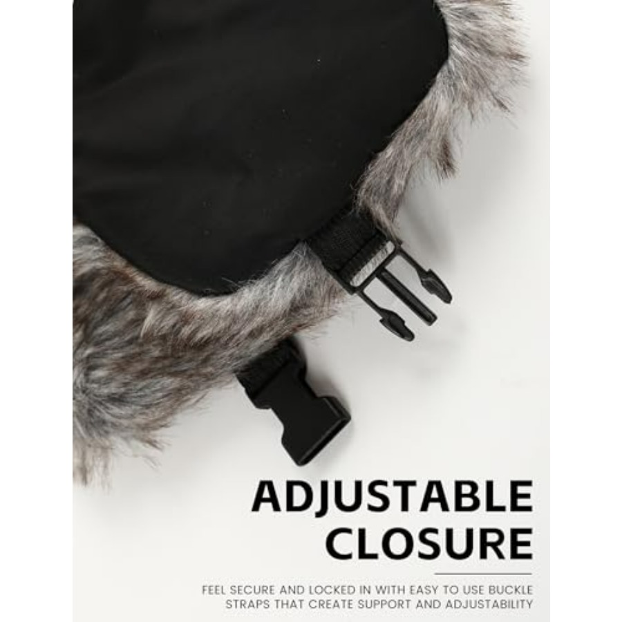 Buauty Fur Trapper Hat for Men - Trapper Hat Ear Flap avaliação e preço