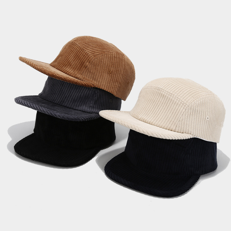 Corduroy 5-Panel Camp Cap Adju - Corduroy Cap 5 Panel avaliação e preço