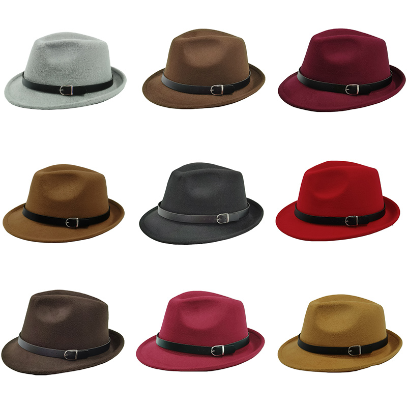 trilby hats for men solid fedo - Fedora Hat Wool avaliação e preço