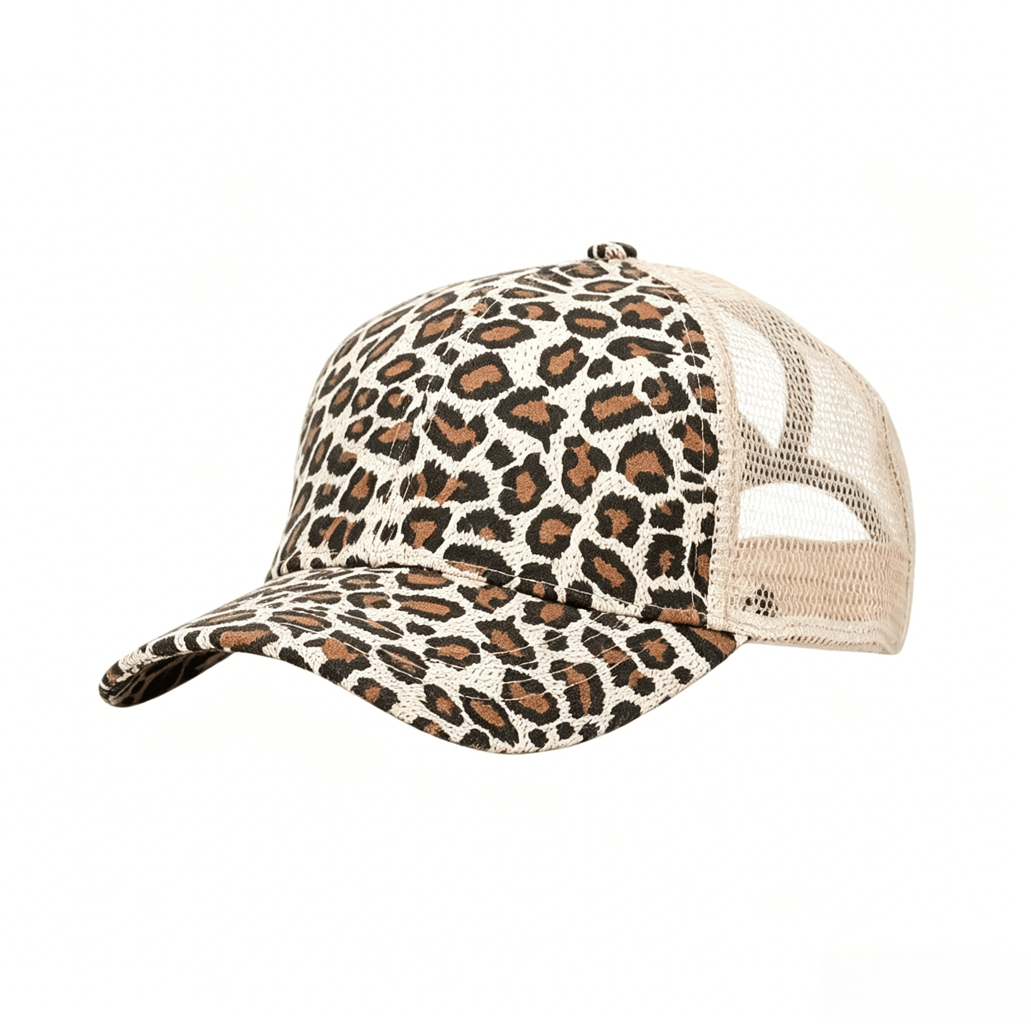 Leopard Adjustable Ponytail Ba - Golf Cap Dad avaliação e preço