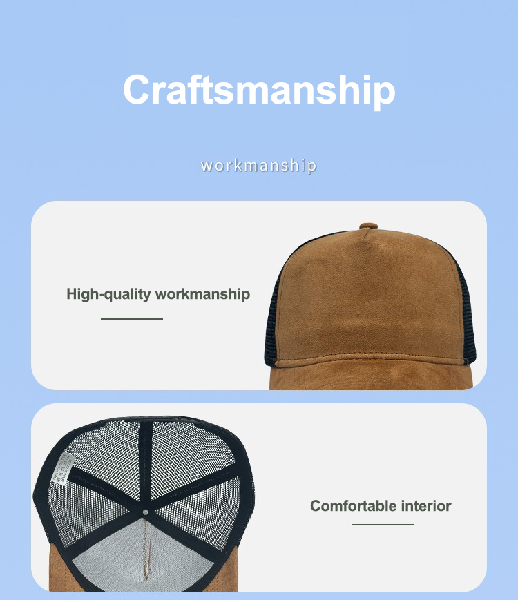 Suede Mesh Baseball Cap Men Ca - Trucker Cap Mesh avaliação e preço