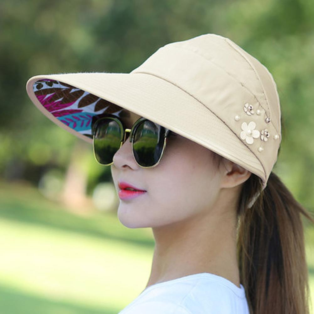 Sun Hat Polyester Wide Brim Fo - Sun Hat Wide Brim avaliação e preço