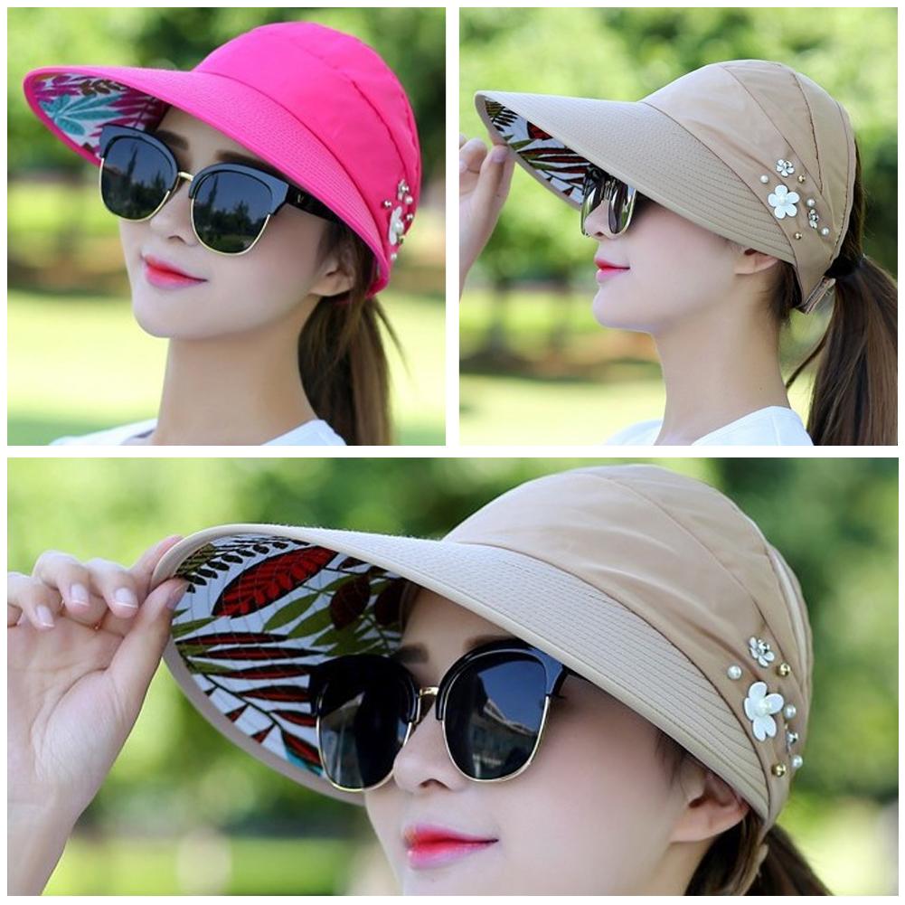 Sun Hat Polyester Wide Brim Fo - Sun Hat Wide Brim avaliação e preço