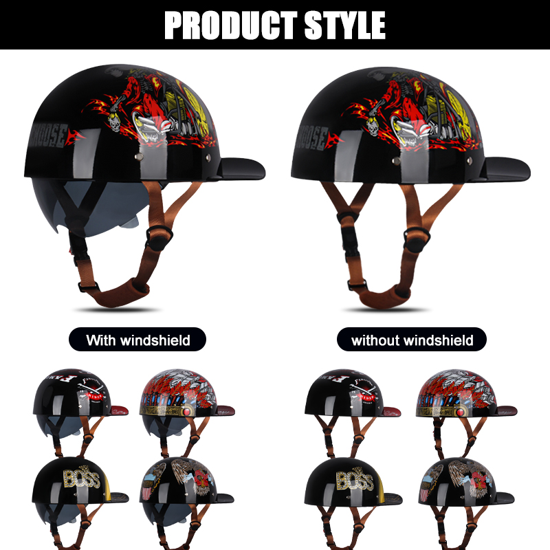 Baseball Cap Helmet Motorcycle - Baseball Cap Structured avaliação e preço