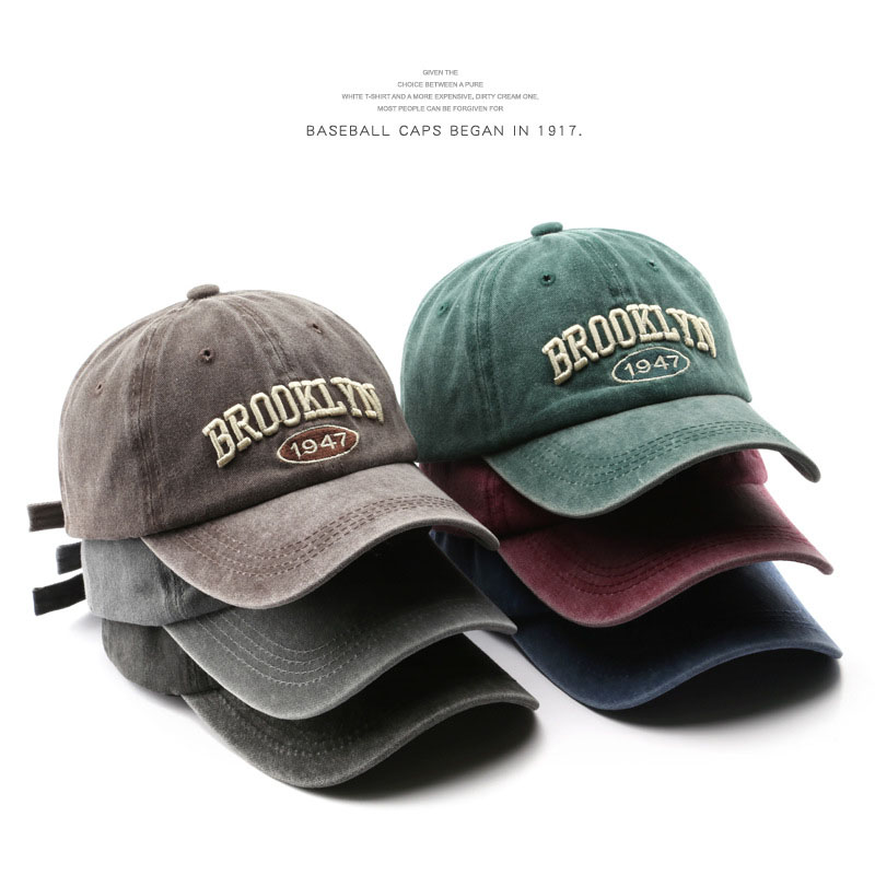 Retro brooklyn Letter Embroide - Baseball Cap Structured avaliação e preço