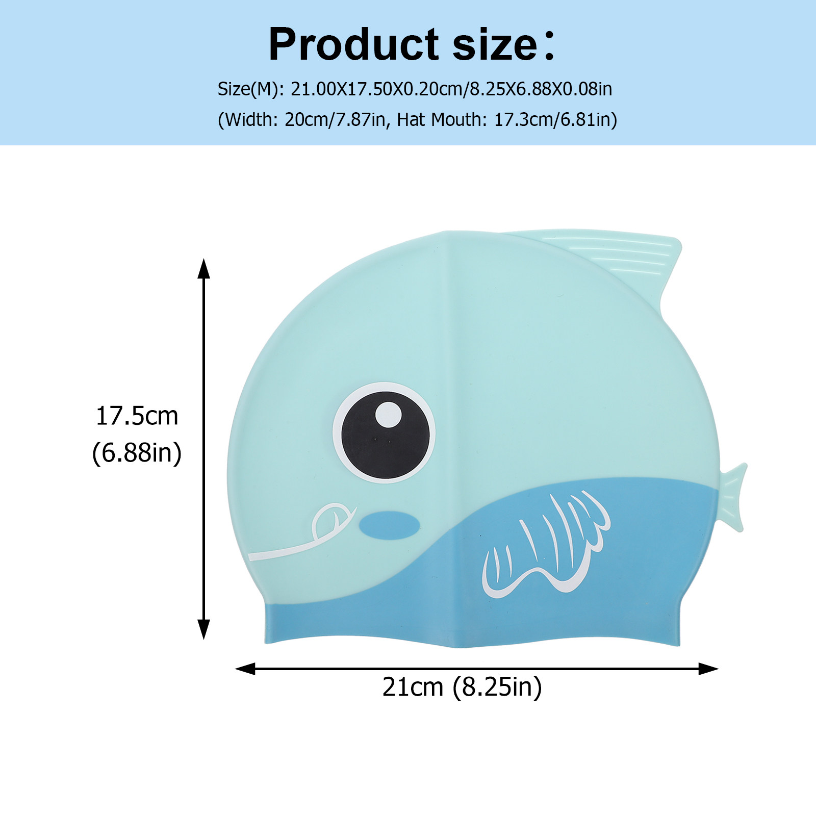Silicone Cartoon Swimming Hat  - Swim Hat Silicone avaliação e preço