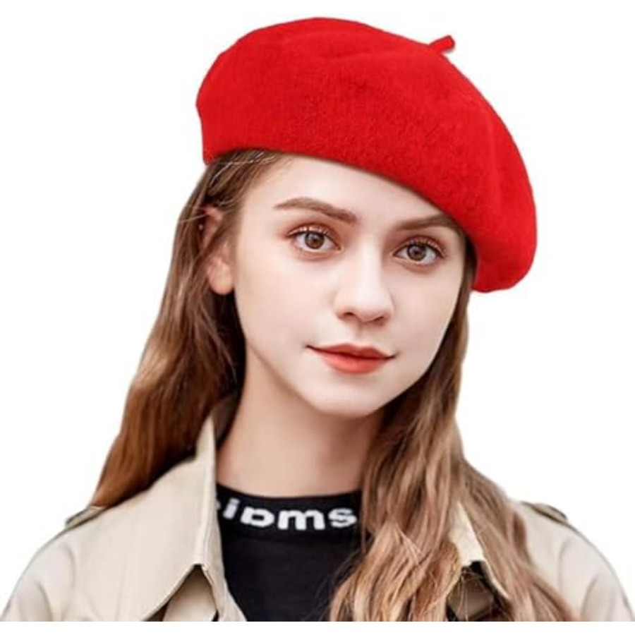 Women's Beret Hats Chic French - Beret French Wool avaliação e preço