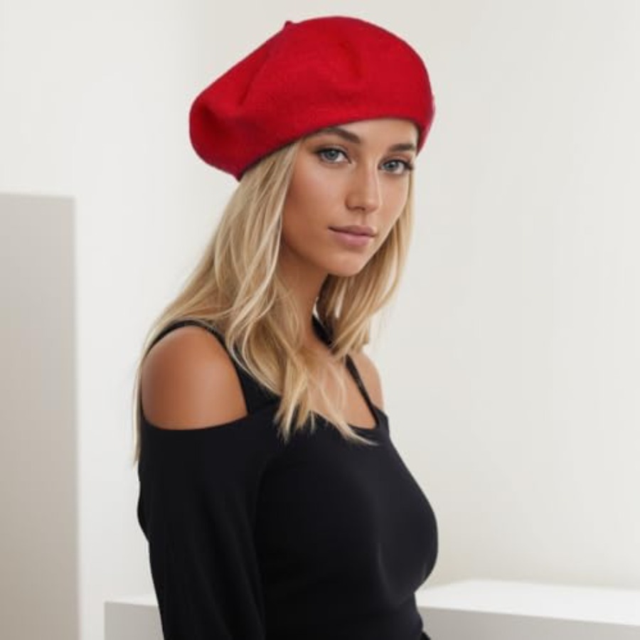 Women's Beret Hats Chic French - Beret French Wool avaliação e preço