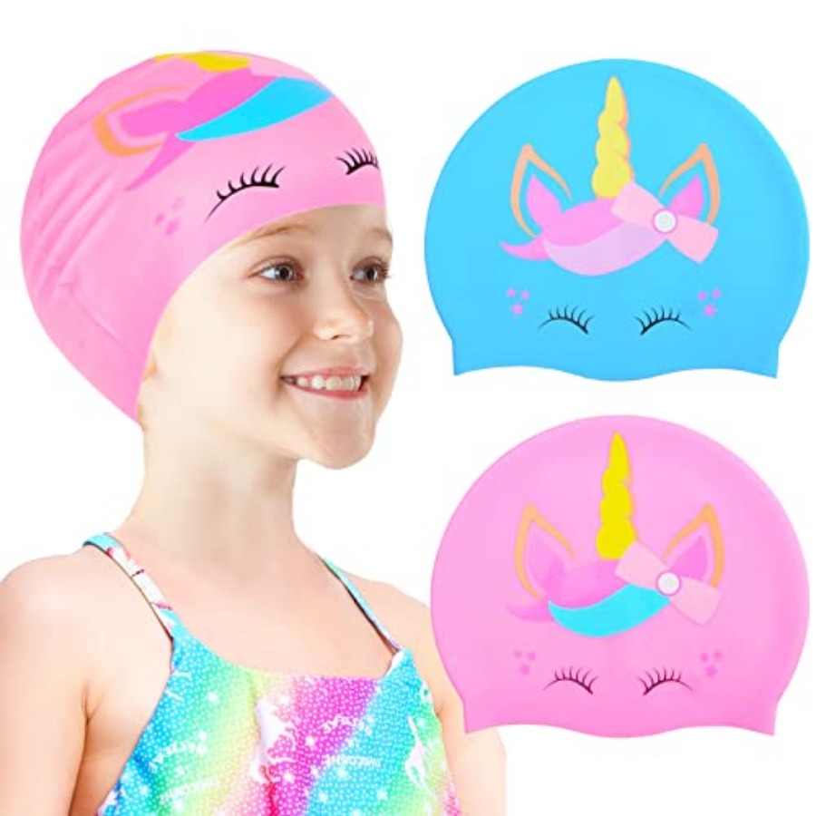 2 pcs Swim Cap Silicone Swimmi - Swim Hat Silicone avaliação e preço