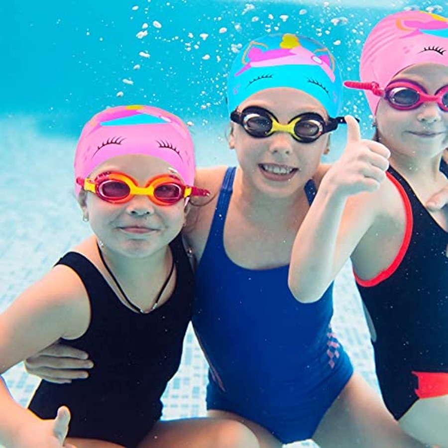 2 pcs Swim Cap Silicone Swimmi - Swim Hat Silicone avaliação e preço