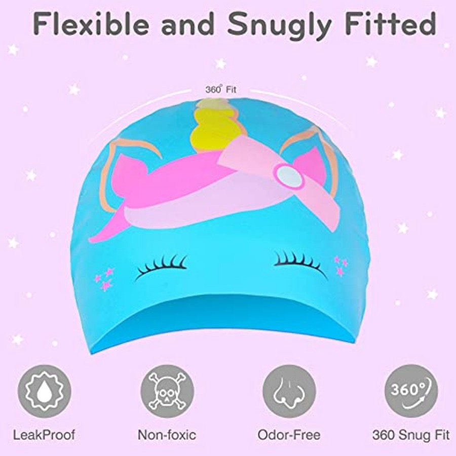 2 pcs Swim Cap Silicone Swimmi - Swim Hat Silicone avaliação e preço