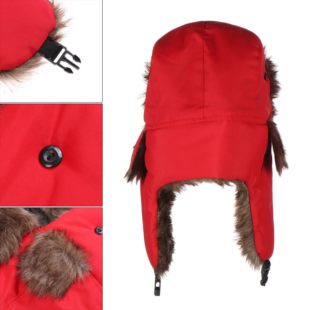 Warm Earflap Trapper Ski Hat W - Trapper Hat Ear Flap avaliação e preço