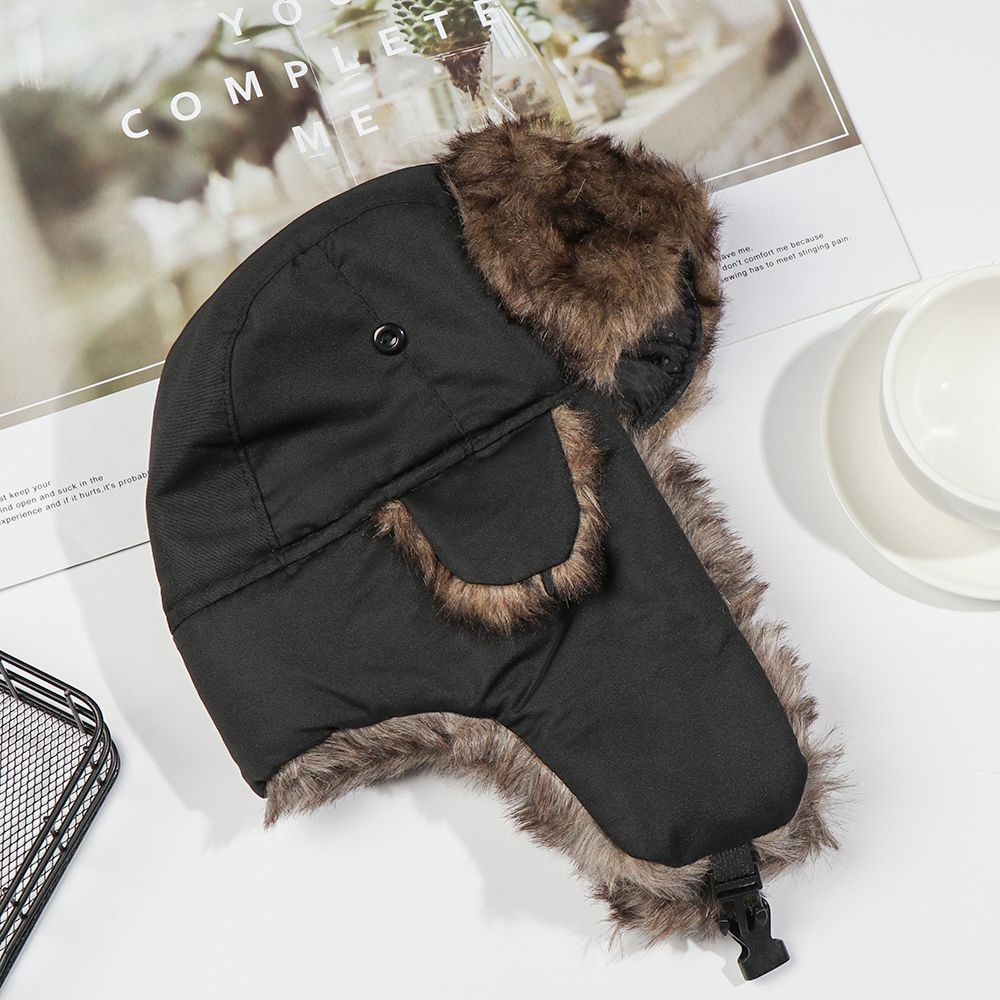 Warm Earflap Trapper Ski Hat W - Trapper Hat Ear Flap avaliação e preço