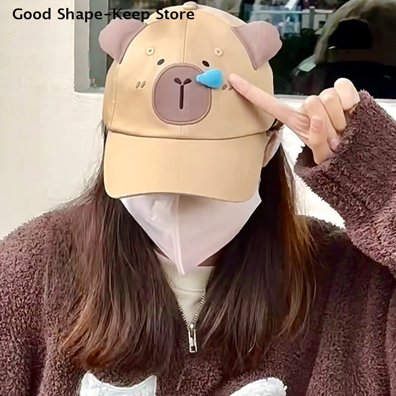 Capybara Embroidery Couple Bas - Golf Cap Dad avaliação e preço