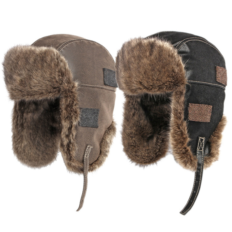 HT4098 Russian Hat Thick Warm  - Winter Trapper Hat avaliação e preço