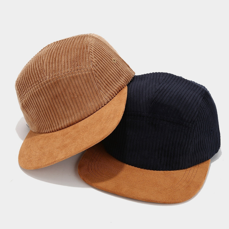 Retro Corduroy 5 Panel Cap wit - Corduroy Cap 5 Panel avaliação e preço