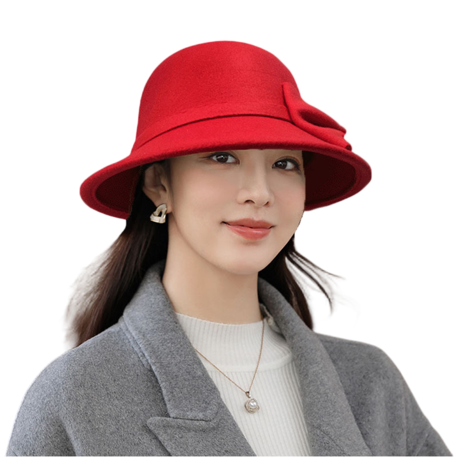Wool Hat Trendy Bucket Hat Ver - Fedora Hat Wool avaliação e preço